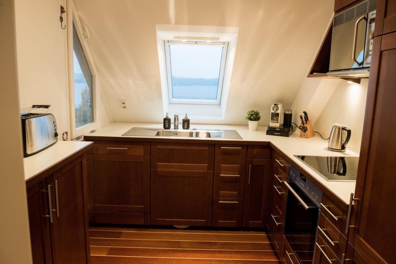 Fewo1846 - Baltic Lodge - Komfortable Maisonettewohnung Mit 3 Schlafzimmern, Balkon Und Blick Auf Die Marina Sonwik Фленсбург Экстерьер фото