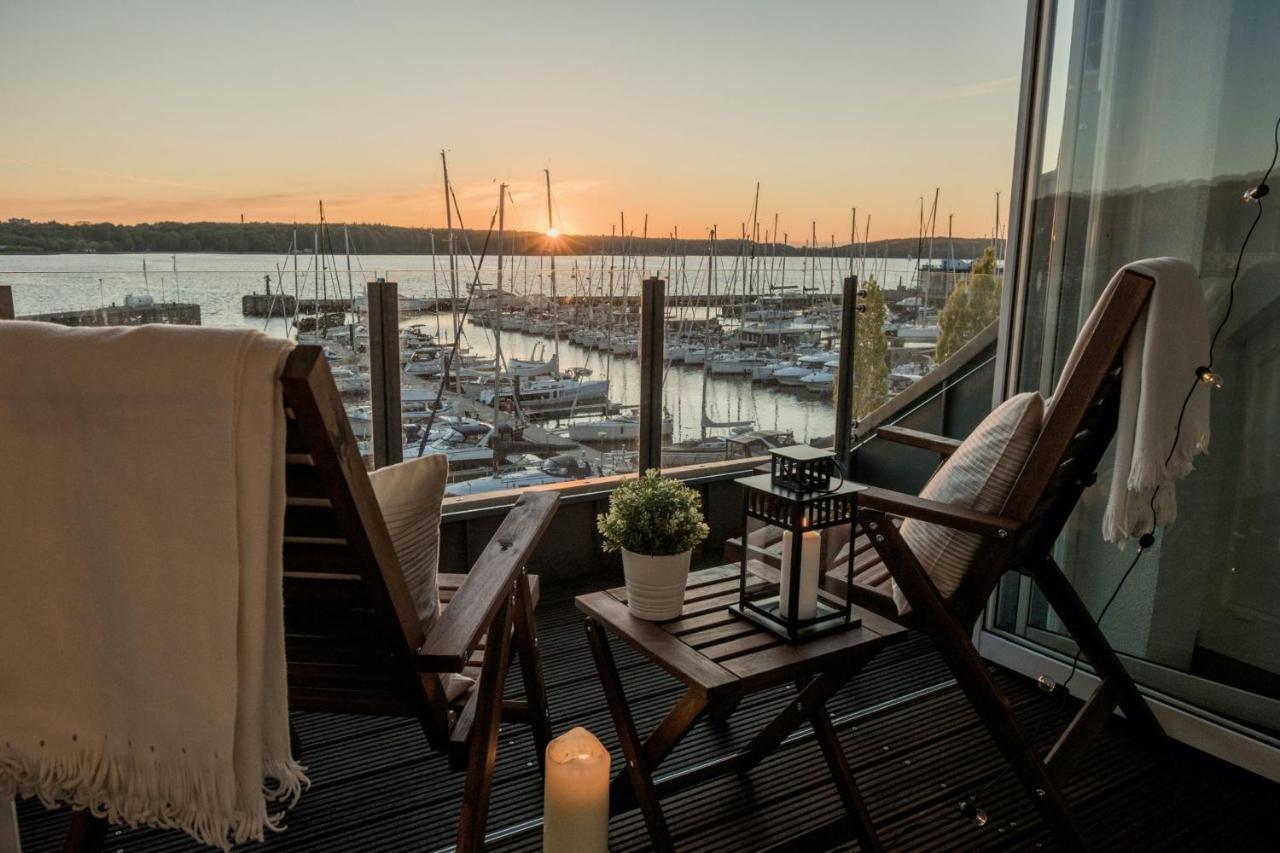 Fewo1846 - Baltic Lodge - Komfortable Maisonettewohnung Mit 3 Schlafzimmern, Balkon Und Blick Auf Die Marina Sonwik Фленсбург Экстерьер фото