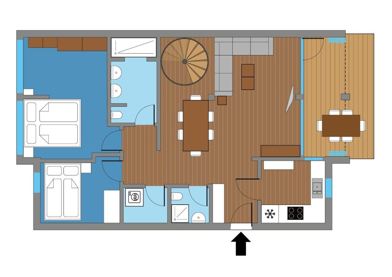 Fewo1846 - Baltic Lodge - Komfortable Maisonettewohnung Mit 3 Schlafzimmern, Balkon Und Blick Auf Die Marina Sonwik Фленсбург Экстерьер фото