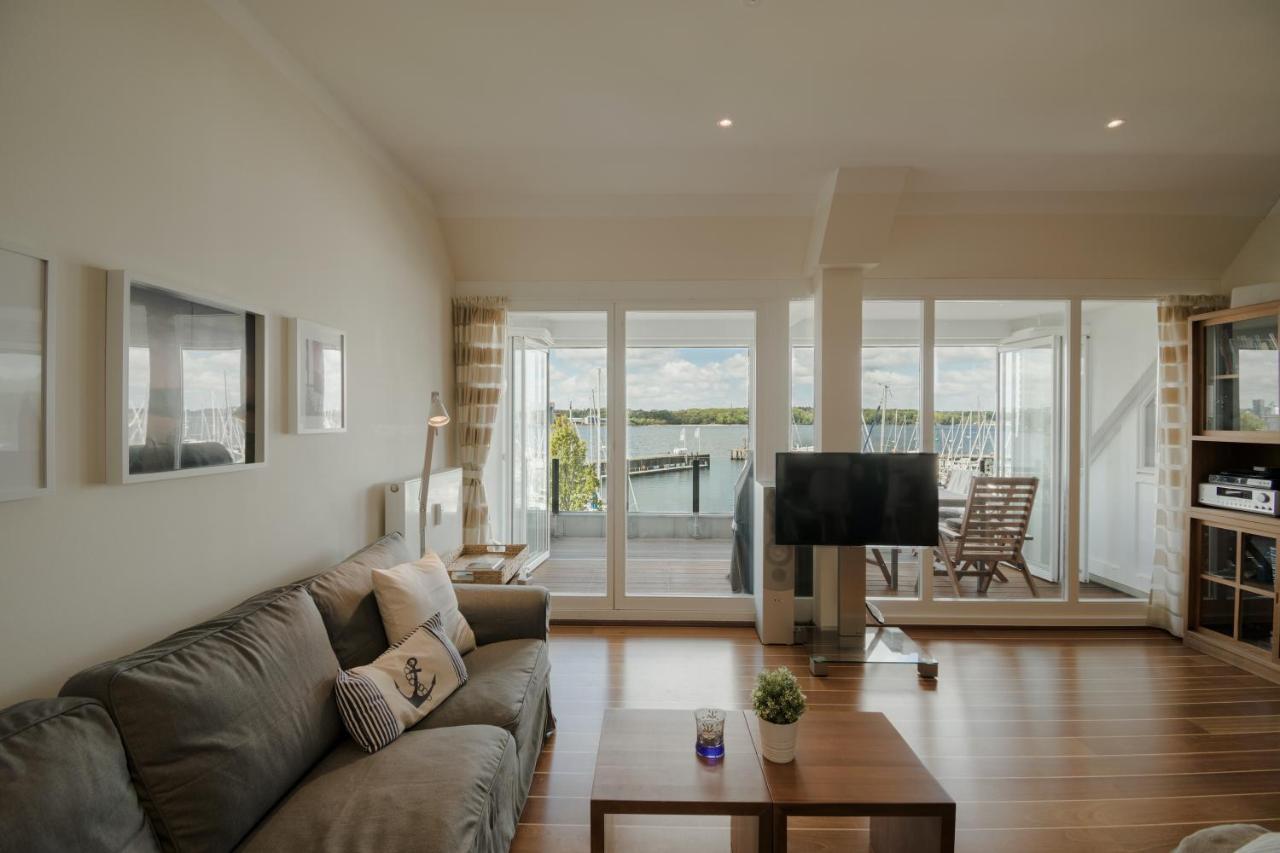 Fewo1846 - Baltic Lodge - Komfortable Maisonettewohnung Mit 3 Schlafzimmern, Balkon Und Blick Auf Die Marina Sonwik Фленсбург Экстерьер фото